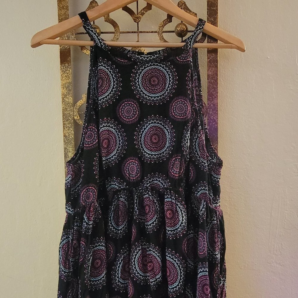 Torrid Medallion Hi Low Challos Sundress Sz 1